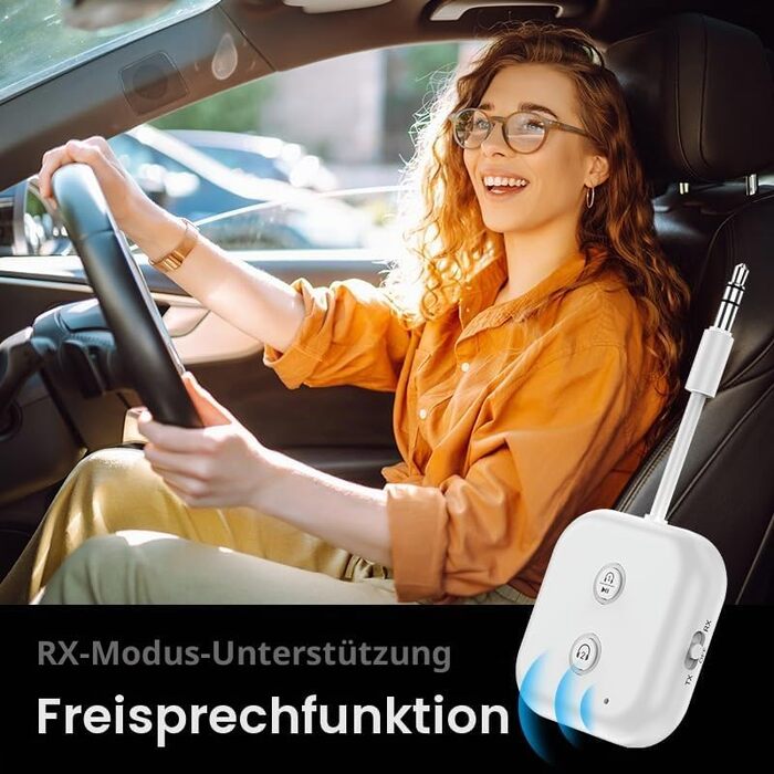 Bluetooth-адаптер Isobel 2-в-1 (передавач та приймач) версії 5.0 з низькою затримкою, оптичним виходом Toslink, RCA та AUX 3.5мм для ТВ, ПК та ноутбуків, Dual Link