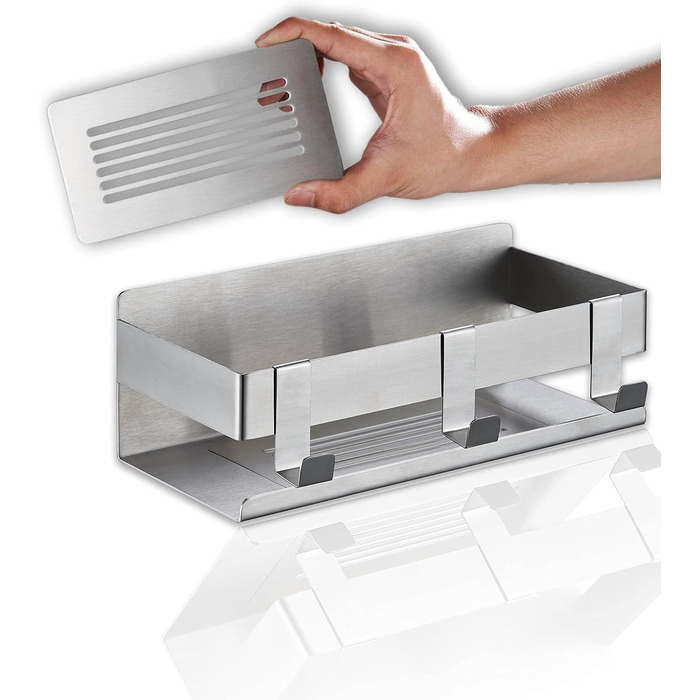 DEKAZIA® Shower Shelf without Drilling | Shower Shelf without Drilling Shower Basket without Drilling Bathroom Shelf without Drilling Shower Shelf Shampoo Holder for Shower Storage Bathroom Shelf without Drilling