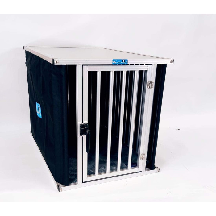 Callieway® ALU DOGBOX - Алюмінієва переноска для собак (XL) 95 x 66 x 70 см