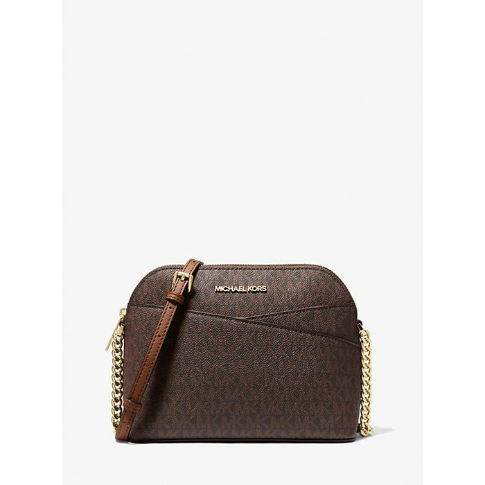 Сумка-кросбоді Michael Kors з екошкіри, коричнева