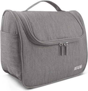 Сумка для гігієнічних засобів на гачку Airlab, сіра, 24 x 19,5 x 12,5 см