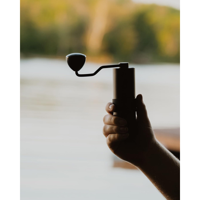 Ручна кавомолка Normcore V2 з нержавіючої сталі, 38 мм – для Aeropress, Espresso, French Press