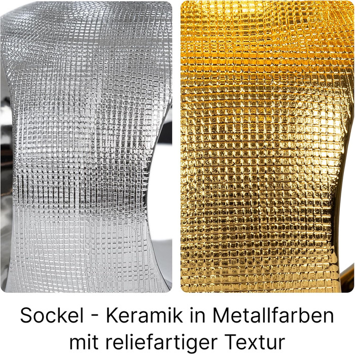 ARTE LAMP Poppy - LED настільна лампа з кабелем, хром/біла. Настільна лампа з білим текстильним абажуром для вітальні та спальні (золота)