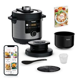 Мультиварка Tefal Turbo Cuisine CY7548 4.8л Сіра - 10 програм, приготування на пару, смаження, Sous-vide, рис