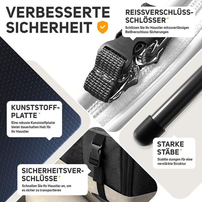 Транспортна переноска для кота/собаки: переноска для маленьких собак та котів (колір: коричневий, розмір: 51x36x33 см)