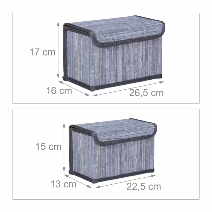 Relaxdays Storage Basket Set of 5