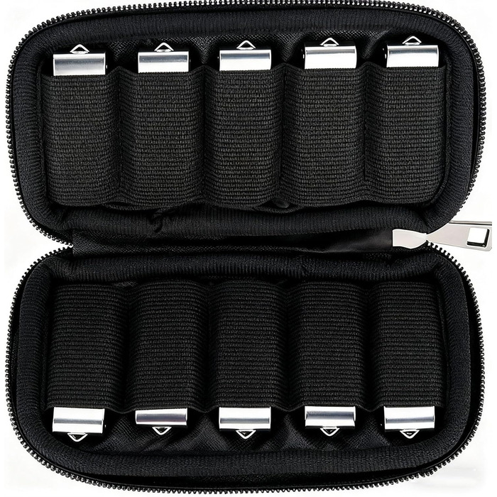 Органайзер для USB-накопичувачів TATMOHIK: синій кейс на 10 USB-флешок, USB-накопичувачів, флеш-карт