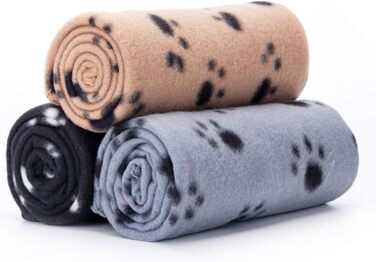 М'яка флісова ковдра для собак та котів Nobleza 120x100 см - тепла, миюча, для тварин