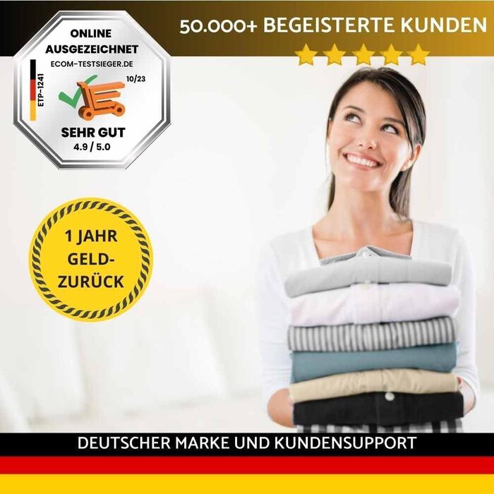 Чохол для прасувальної дошки 120x40 см - бавовна 100%, підходить для парової прасування, екстра товста підкладка + фіксатор та натягувач, бежево-чорний / трикутники, коврик для прасування