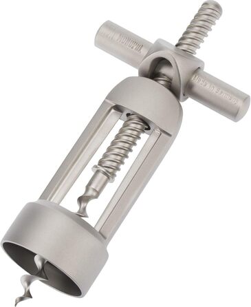 Westmark Bottle Opener with Cork Remover, Monopol Edition, Steel/Zinc Die-Cast, Barolo, Satin Finish, 62603380