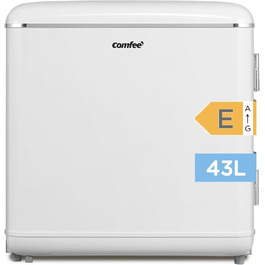 Холодильник Comfee RCD50RE2EURT(E) Retro, 47 л, Mini, червоний, для дому, офісу, готелю, енергоклас E
