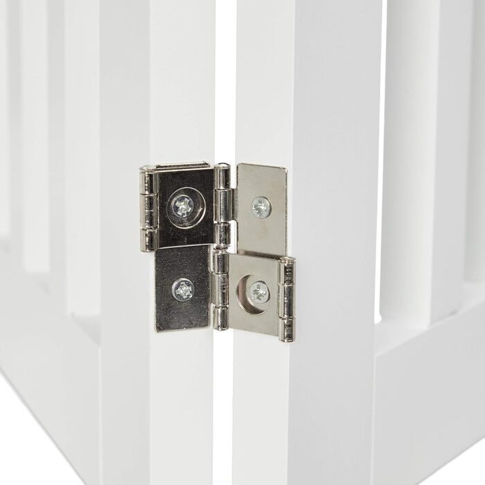 Захисне ворота для собак Relaxdays, 70x154 см, 3 панелі, складане, з ніжками, біле, MDF