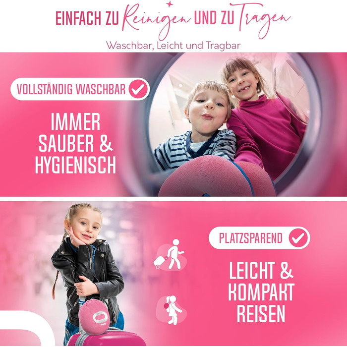 Подушка для шиї BCOZZY для дітей 8-12 років (сірий сріблястий), запобігає падінню голови, комфортна для подорожей, м'яка, можна прати, середній розмір