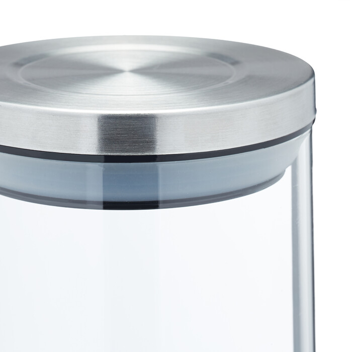 Relaxdays Storage Jars, Set of 3, each 800 ml