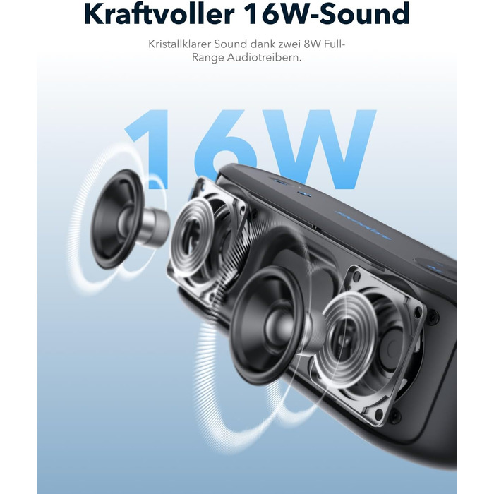 Soundcore Select 3: Портативна Bluetooth колонка з потужним звуком, BassUp™ та IPX7 захистом