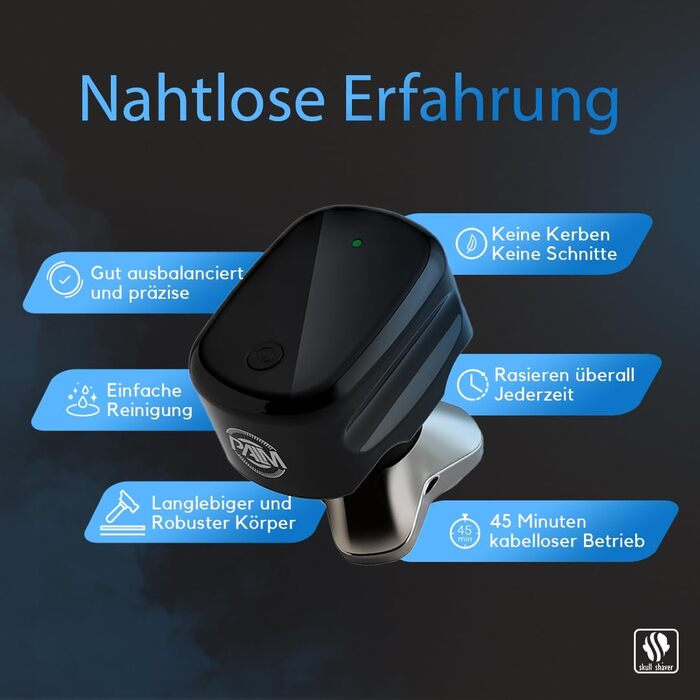 Електричний верстат для гоління Pitbull Palm Shaver для чоловіків з лезами CR-3 Ultra Precision