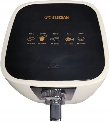 Аерофритюрниця Air Fryer XXL 5.2 л, 1500 Вт — Безмасляна фритюрниця з великою чашею та 5 програмами