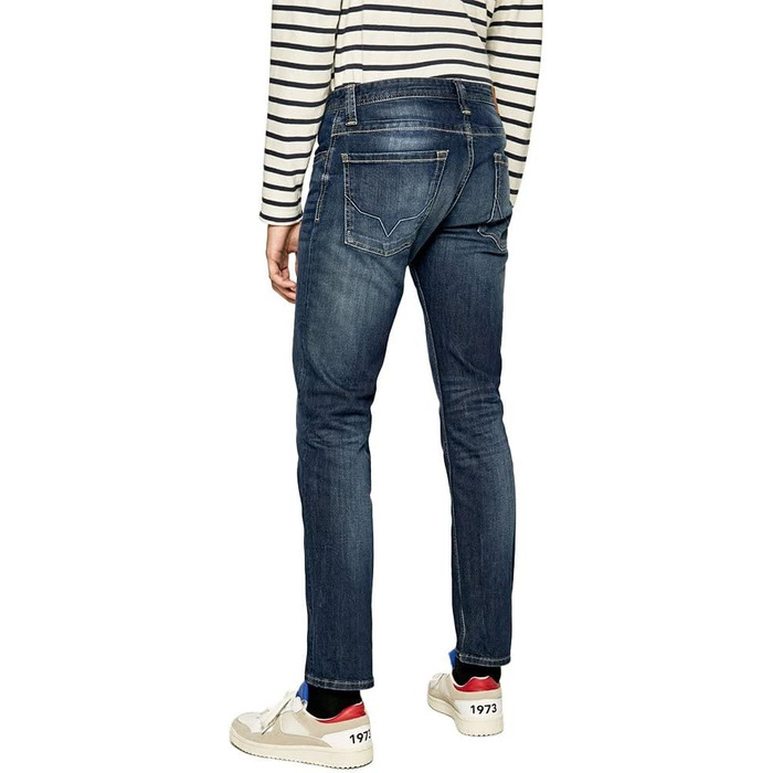 Джинси чоловічі Pepe Jeans Kingston Zip, сині (Denim-z45), 32W/32L