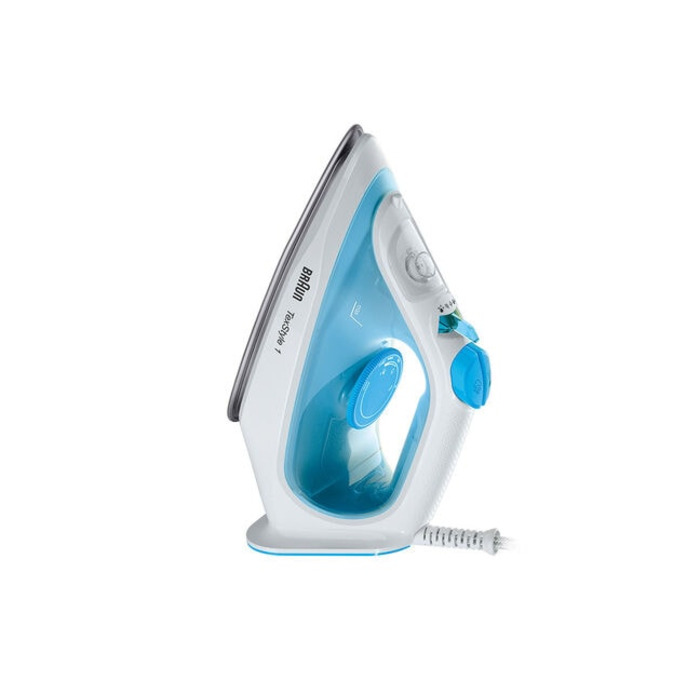 Парова праска Braun TexStyle 1, синя, керамічна підошва, 2000 Вт, 220 мл