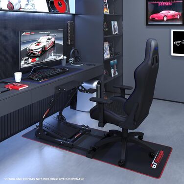 Стійка для керма GT Omega V1 для Logitech G29/G923/G920, Thrustmaster T500, Fanatec Clubsport - регульована, сумісна з PS4/Xbox/PC