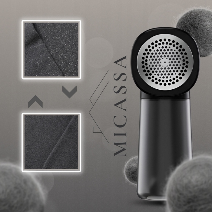 Машинка для видалення ковтунів Hikey (нова модель) — потужний гольник для светрів та одягу