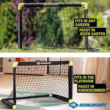 Ворота для футболу Schildkröt складні, з сіткою, в картонній коробці 4C