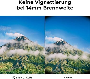 Фільтр UV K&F Concept Nano X-Serie 58mm Schott-Glas, 28 шарів MC, Super Slim, захист від ультрафіолету