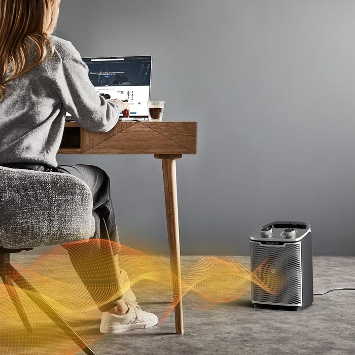 Обігрівач Rowenta Instant Comfort Compact 2000, керамічний, чорний, SO2350F0, A+++, 35 м²