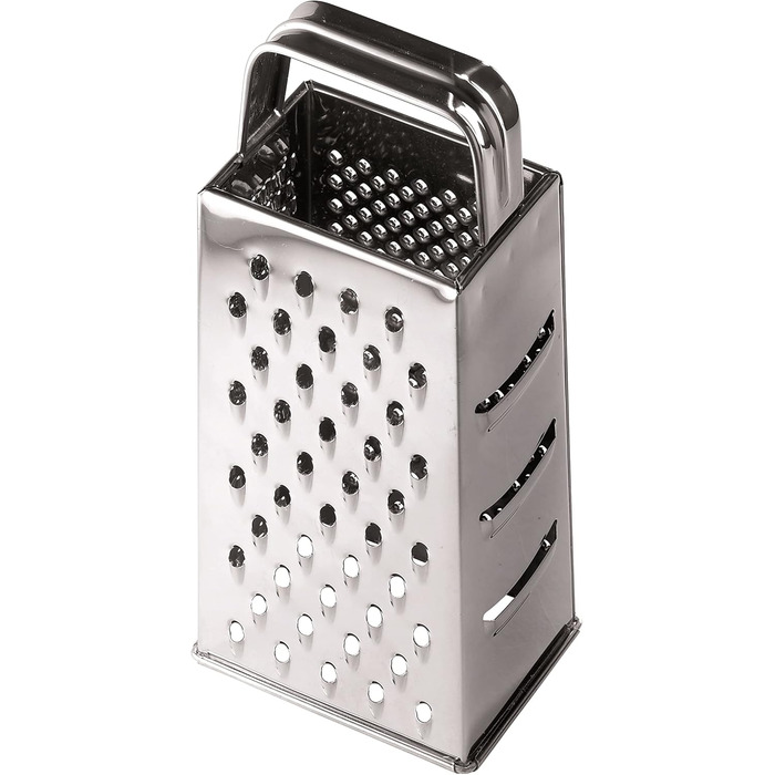Терка Fiskars Essential 4-стороння, нержавіюча сталь, 23 см, срібляста (1065589)