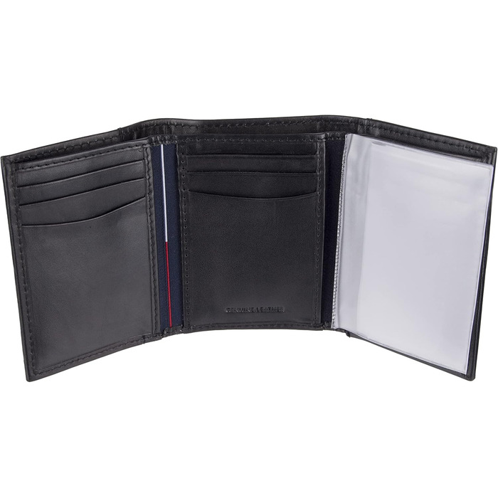 Чоловічий гаманець Tommy Hilfiger чорного кольору, без RFID захистом