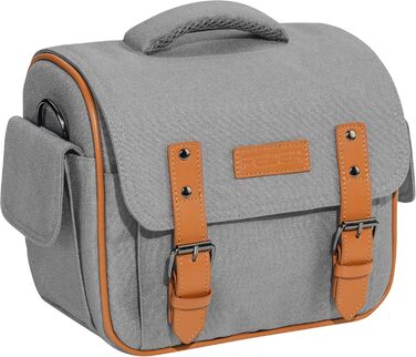 Сумка для камери PEDEA 'Vintage' з захисною плівкою для дисплея Canon, Nikon, Pentax, XL (Сірий)