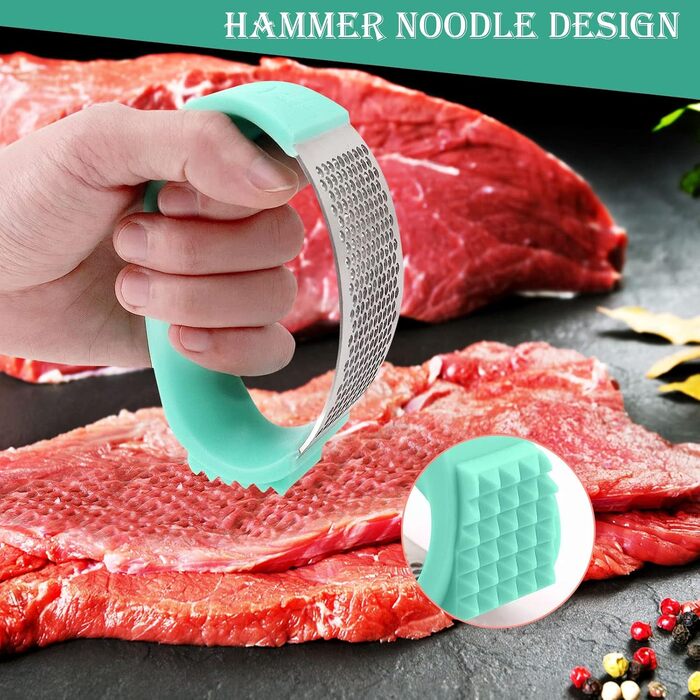 Пресс для часнику та імбиру з важелем, набір з очищувачем для апельсинів, нержавіюча сталь, професійний