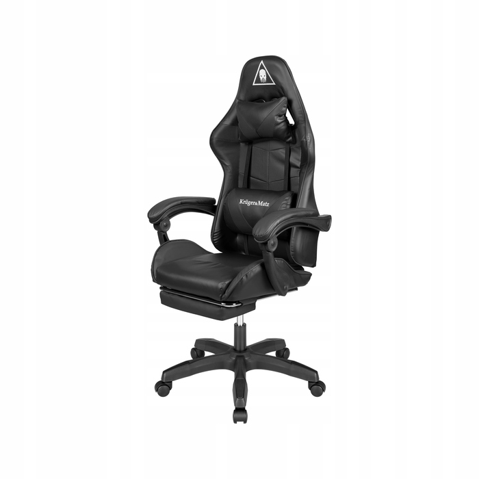 Ігрове крісло Kruger&Matz GX-150, штучна шкіра, чорне