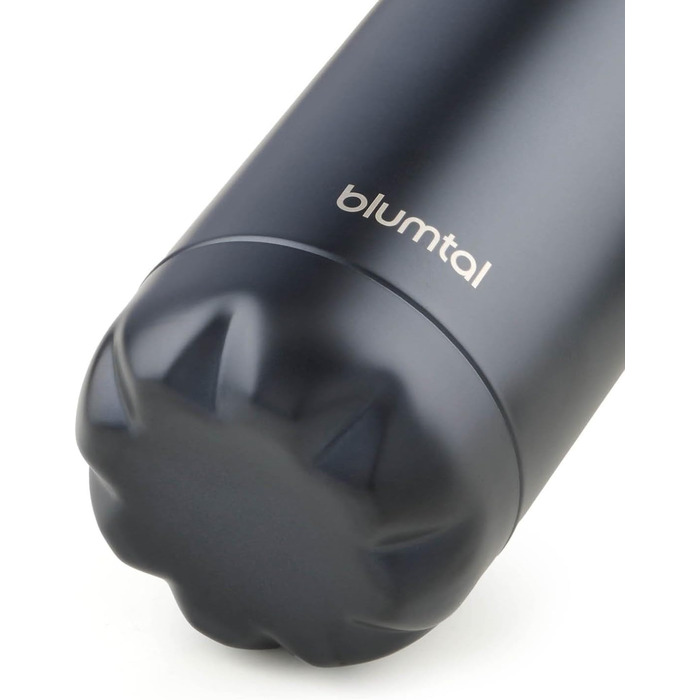 Фляга Blumtal з нержавіючої сталі - ізольована, без BPA, для холодних та теплих напоїв, 350 мл, блакитний колір