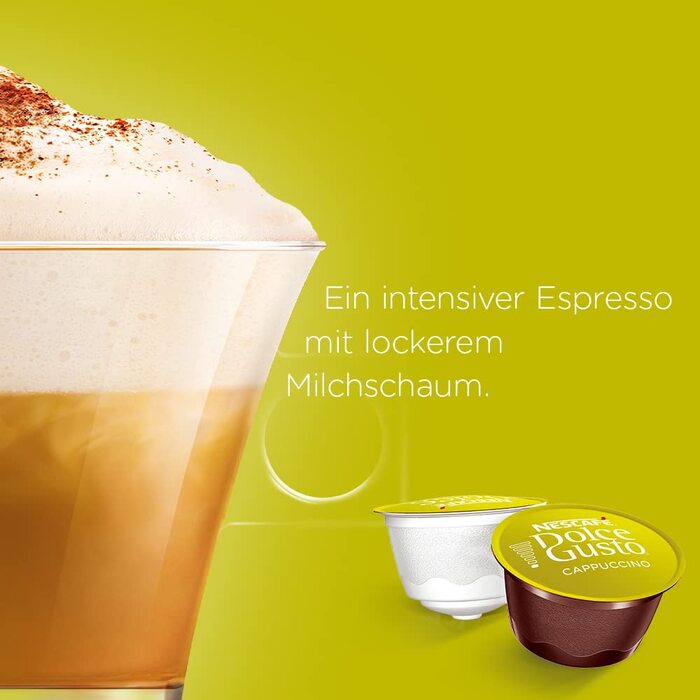 Кавові капсули NESCAFÉ Dolce Gusto Cappuccino, 3 упаковки по 16 капсул (48 шт)