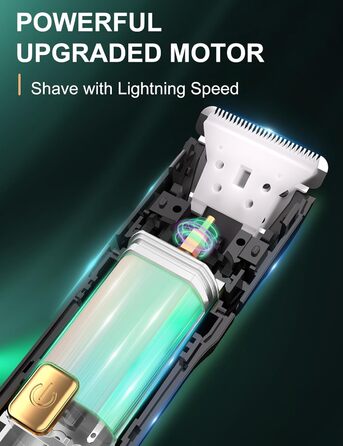 Електричний триммер для чоловіків 3-в-1 Intimrasierer: триммер для носа, обличчя та тіла, IPX7, чорний