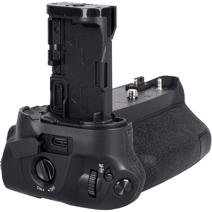 Грип для Canon EOS R Ra (сумісний з BG-E22) з акумулятором, USB-C зарядкою, чорний