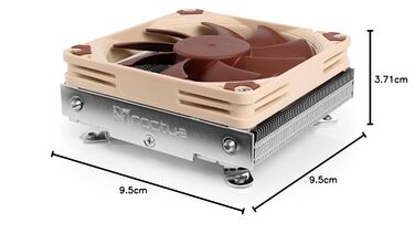 Noctua NH-L9i-17xx: Компактний кулер CPU для Intel LGA1700/LGA1851 (колір: коричневий)
