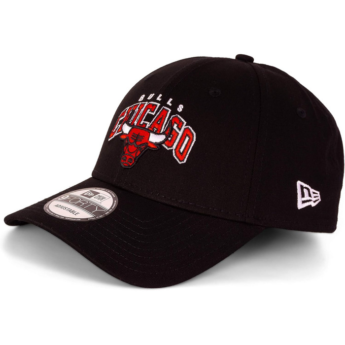 Кепка New Era - Бейсболка з лімітованим дизайном MLB NBA NFL - Янкиз, Лейкерс, Буллз, Рейдерс, Чіфс, Доджерс, Сіхокс, Сокс, 49ers (Чікаго Буллз Чорна V2)