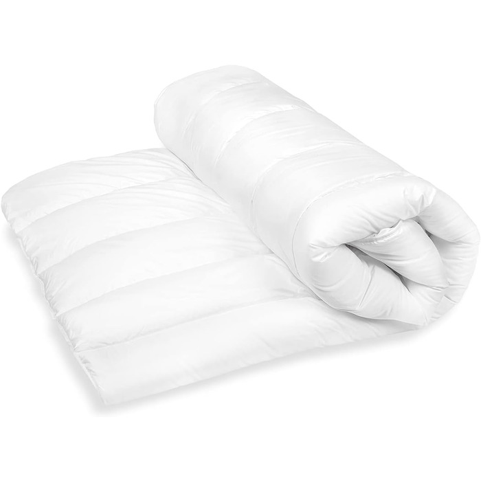 FAM Home Duvet Cover 220x240 Soft Microfiber Washable for Summer | Comforter Allergy-Friendly for Allergy Sufferers | Quilted Comforter 240x220 cm Summer Blanket
