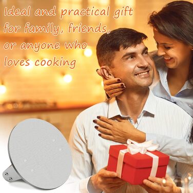 Прес для бургерів з нержавіючої сталі, 16 см, професійний, для гриля, легко миється