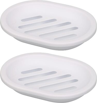 Набір мильниць Topsky (2 шт.): для ванної та кухні, легке очищення, суха мильниця