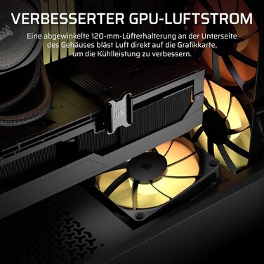 Корпус для ПК Corsair 3200D RS ARGB Mid-Tower ATX, чорний