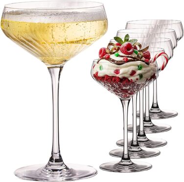 Набір з 6 келихів для білого вина 'London' 460мл, кристалічне скло, келихи для Різлінг, 6 штук