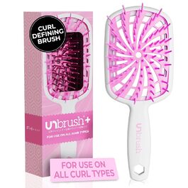 Щітка для волосся FHI Heat UNbrush Plus – для кучерявого волосся, розплутування, 84 гнучкі щетинки, Bubble Gum