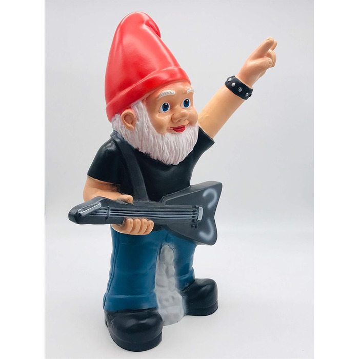 Cheerful Garden Gnome Rocker