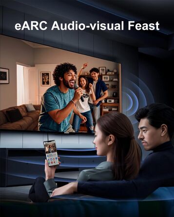 HDMI 2.2 кабель 2м: 16K, 8K, 4K, eARC, HDCP 2.3, HDR10, DTS:X, сумісний з PS5, Xbox, Fire TV