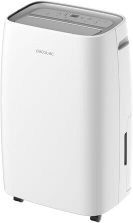 Зволожувач повітря Cecotec BigDry Series 2000: 750 мл/день, резервуар 0.6-2 л, 2 швидкості, 2 режими, площа до 25 м², функція очищення. (2000 Essential), білий