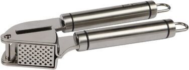 Stainless Steel Garlic Press - Professional Grade - Baby Food Safe - 10 Year Warranty - Precision Kitchenware