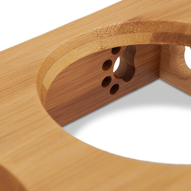 Relaxdays Nap Stand Bamboo Ceramic